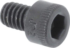 Holo-Krome - #8-32 UNC Hex Socket Drive, Socket Cap Screw - Alloy Steel, Black Oxide Finish, Fully Threaded, 1/4" Length Under Head - Eagle Tool & Supply