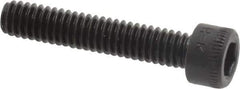 Holo-Krome - #8-32 UNC Hex Socket Drive, Socket Cap Screw - Alloy Steel, Black Oxide Finish, Fully Threaded, 7/8" Length Under Head - Eagle Tool & Supply