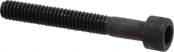 Holo-Krome - #8-32 UNC Hex Socket Drive, Socket Cap Screw - Alloy Steel, Black Oxide Finish, Partially Threaded, 1-1/4" Length Under Head - Eagle Tool & Supply