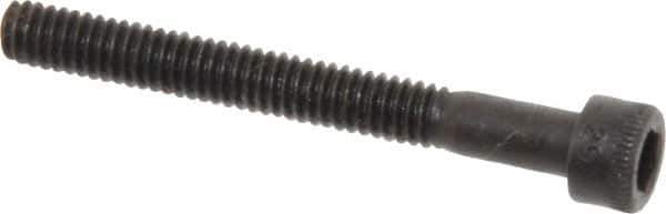 Holo-Krome - #8-32 UNC Hex Socket Drive, Socket Cap Screw - Alloy Steel, Black Oxide Finish, Partially Threaded, 1-1/2" Length Under Head - Eagle Tool & Supply