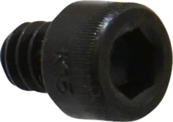 Holo-Krome - #10-24 UNC Hex Socket Drive, Socket Cap Screw - Alloy Steel, Black Oxide Finish, Fully Threaded, 1/4" Length Under Head - Eagle Tool & Supply