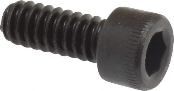 Holo-Krome - #10-24 UNC Hex Socket Drive, Socket Cap Screw - Alloy Steel, Black Oxide Finish, Fully Threaded, 1/2" Length Under Head - Eagle Tool & Supply