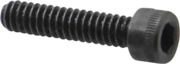 Holo-Krome - #10-24 UNC Hex Socket Drive, Socket Cap Screw - Alloy Steel, Black Oxide Finish, Fully Threaded, 7/8" Length Under Head - Eagle Tool & Supply