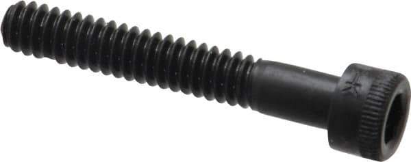 Holo-Krome - #10-24 UNC Hex Socket Drive, Socket Cap Screw - Alloy Steel, Black Oxide Finish, Partially Threaded, 1-1/4" Length Under Head - Eagle Tool & Supply
