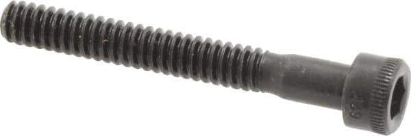 Holo-Krome - #10-24 UNC Hex Socket Drive, Socket Cap Screw - Alloy Steel, Black Oxide Finish, Partially Threaded, 1-1/2" Length Under Head - Eagle Tool & Supply