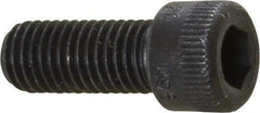 Holo-Krome - 1/4-28 UNF Hex Socket Drive, Socket Cap Screw - Alloy Steel, Black Oxide Finish, Fully Threaded, 5/8" Length Under Head - Eagle Tool & Supply