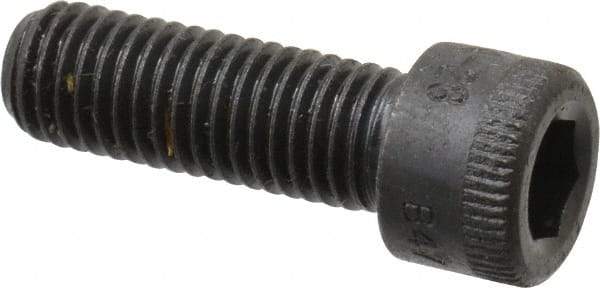 Holo-Krome - 1/4-28 UNF Hex Socket Drive, Socket Cap Screw - Alloy Steel, Black Oxide Finish, Fully Threaded, 3/4" Length Under Head - Eagle Tool & Supply
