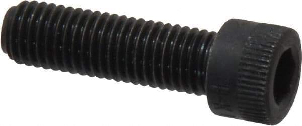 Holo-Krome - 1/4-28 UNF Hex Socket Drive, Socket Cap Screw - Alloy Steel, Black Oxide Finish, Fully Threaded, 7/8" Length Under Head - Eagle Tool & Supply
