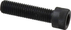 Holo-Krome - 1/4-28 UNF Hex Socket Drive, Socket Cap Screw - Alloy Steel, Black Oxide Finish, Fully Threaded, 1" Length Under Head - Eagle Tool & Supply