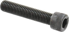 Holo-Krome - 1/4-28 UNF Hex Socket Drive, Socket Cap Screw - Alloy Steel, Black Oxide Finish, Fully Threaded, 1-1/4" Length Under Head - Eagle Tool & Supply