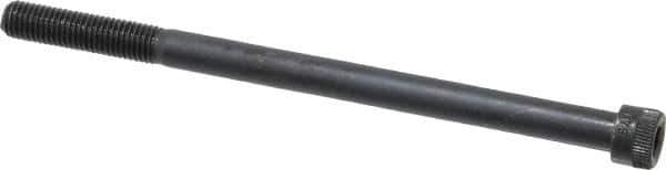 Holo-Krome - 1/4-28 UNF Hex Socket Drive, Socket Cap Screw - Alloy Steel, Black Oxide Finish, Partially Threaded, 4" Length Under Head - Eagle Tool & Supply