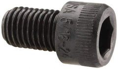 Holo-Krome - 5/16-24 UNF Hex Socket Drive, Socket Cap Screw - Alloy Steel, Black Oxide Finish, Fully Threaded, 1/2" Length Under Head - Eagle Tool & Supply