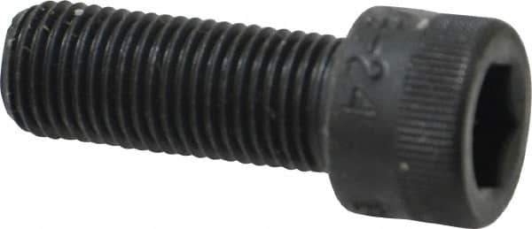 Holo-Krome - 3/8-24 UNF Hex Socket Drive, Socket Cap Screw - Alloy Steel, Black Oxide Finish, Fully Threaded, 1" Length Under Head - Eagle Tool & Supply