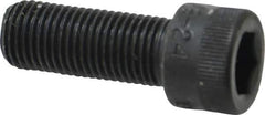 Holo-Krome - 3/8-24 UNF Hex Socket Drive, Socket Cap Screw - Alloy Steel, Black Oxide Finish, Fully Threaded, 1" Length Under Head - Eagle Tool & Supply