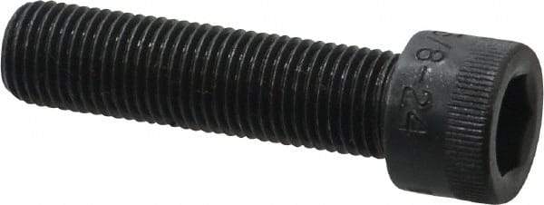 Holo-Krome - 3/8-24 UNF Hex Socket Drive, Socket Cap Screw - Alloy Steel, Black Oxide Finish, Fully Threaded, 1-1/2" Length Under Head - Eagle Tool & Supply