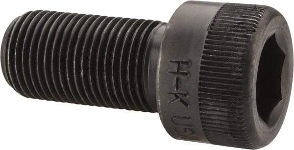 Holo-Krome - 7/16-20 UNF Hex Socket Drive, Socket Cap Screw - Alloy Steel, Black Oxide Finish, Fully Threaded, 1-1/2" Length Under Head - Eagle Tool & Supply
