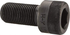 Holo-Krome - 7/16-20 UNF Hex Socket Drive, Socket Cap Screw - Alloy Steel, Black Oxide Finish, Fully Threaded, 1-1/2" Length Under Head - Eagle Tool & Supply