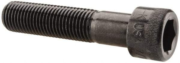 Holo-Krome - 7/16-20 UNF Hex Socket Drive, Socket Cap Screw - Alloy Steel, Black Oxide Finish, Partially Threaded, 2" Length Under Head - Eagle Tool & Supply