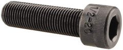 Holo-Krome - 1/2-20 UNF Hex Socket Drive, Socket Cap Screw - Alloy Steel, Black Oxide Finish, Fully Threaded, 1-3/4" Length Under Head - Eagle Tool & Supply