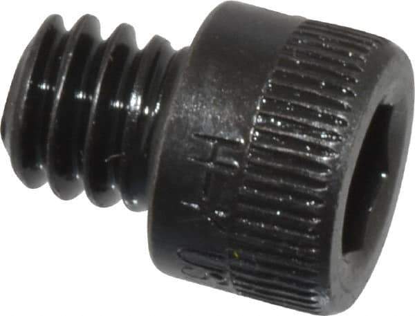 Holo-Krome - 1/4-20 UNC Hex Socket Drive, Socket Cap Screw - Alloy Steel, Black Oxide Finish, Fully Threaded, 1/4" Length Under Head - Eagle Tool & Supply