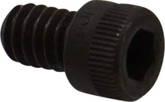 Holo-Krome - 1/4-20 UNC Hex Socket Drive, Socket Cap Screw - Alloy Steel, Black Oxide Finish, Fully Threaded, 3/8" Length Under Head - Eagle Tool & Supply