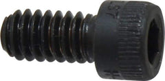 Holo-Krome - 1/4-20 UNC Hex Socket Drive, Socket Cap Screw - Alloy Steel, Black Oxide Finish, Fully Threaded, 1/2" Length Under Head - Eagle Tool & Supply