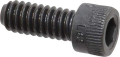 Holo-Krome - 1/4-20 UNC Hex Socket Drive, Socket Cap Screw - Alloy Steel, Black Oxide Finish, Fully Threaded, 5/8" Length Under Head - Eagle Tool & Supply