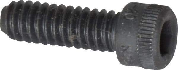 Holo-Krome - 1/4-20 UNC Hex Socket Drive, Socket Cap Screw - Alloy Steel, Black Oxide Finish, Fully Threaded, 3/4" Length Under Head - Eagle Tool & Supply