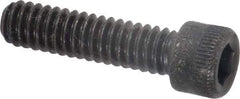 Holo-Krome - 1/4-20 UNC Hex Socket Drive, Socket Cap Screw - Alloy Steel, Black Oxide Finish, Fully Threaded, 1" Length Under Head - Eagle Tool & Supply