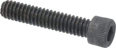 Holo-Krome - 1/4-20 UNC Hex Socket Drive, Socket Cap Screw - Alloy Steel, Black Oxide Finish, Fully Threaded, 1-1/4" Length Under Head - Eagle Tool & Supply