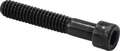 Holo-Krome - 1/4-20 UNC Hex Socket Drive, Socket Cap Screw - Alloy Steel, Black Oxide Finish, Partially Threaded, 1-1/2" Length Under Head - Eagle Tool & Supply