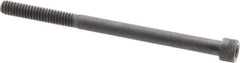 Holo-Krome - 1/4-20 UNC Hex Socket Drive, Socket Cap Screw - Alloy Steel, Black Oxide Finish, Partially Threaded, 3-3/4" Length Under Head - Eagle Tool & Supply