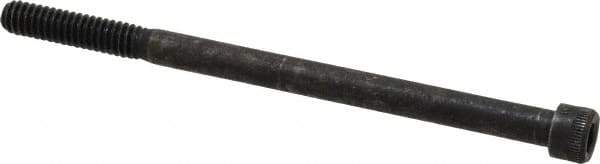 Holo-Krome - 1/4-20 UNC Hex Socket Drive, Socket Cap Screw - Alloy Steel, Black Oxide Finish, Partially Threaded, 4" Length Under Head - Eagle Tool & Supply