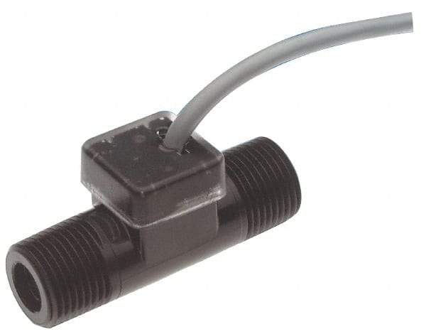 Gems Sensors - 200 psi, Nylon Housing, Turbine Flow Rate Sensor - 0.13 to 1.3 Flow Set Point, 0.13 to 1.3 GPM - Eagle Tool & Supply