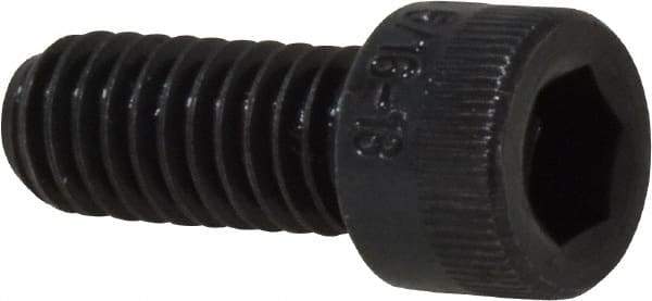 Holo-Krome - 5/16-18 UNC Hex Socket Drive, Socket Cap Screw - Alloy Steel, Black Oxide Finish, Fully Threaded, 3/4" Length Under Head - Eagle Tool & Supply