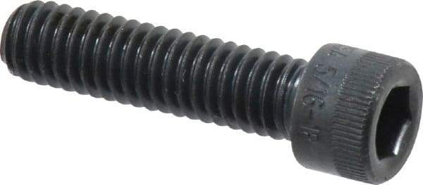 Holo-Krome - 5/16-18 UNC Hex Socket Drive, Socket Cap Screw - Alloy Steel, Black Oxide Finish, Fully Threaded, 1-1/4" Length Under Head - Eagle Tool & Supply