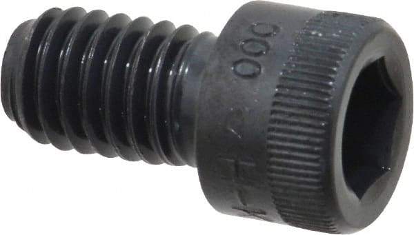 Holo-Krome - 3/8-16 UNC Hex Socket Drive, Socket Cap Screw - Alloy Steel, Black Oxide Finish, Fully Threaded, 5/8" Length Under Head - Eagle Tool & Supply