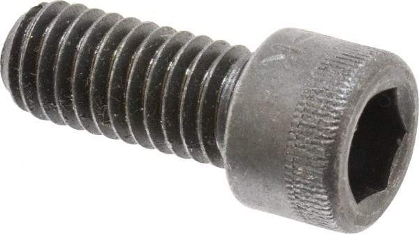 Holo-Krome - 3/8-16 UNC Hex Socket Drive, Socket Cap Screw - Alloy Steel, Black Oxide Finish, Fully Threaded, 7/8" Length Under Head - Eagle Tool & Supply
