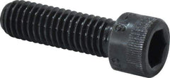 Holo-Krome - 3/8-16 UNC Hex Socket Drive, Socket Cap Screw - Alloy Steel, Black Oxide Finish, Fully Threaded, 1-1/4" Length Under Head - Eagle Tool & Supply