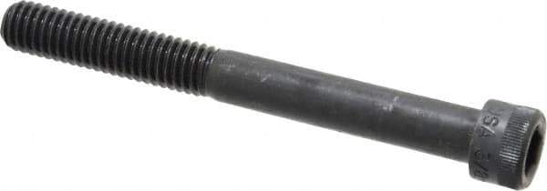 Holo-Krome - 3/8-16 UNC Hex Socket Drive, Socket Cap Screw - Alloy Steel, Black Oxide Finish, Partially Threaded, 3-1/2" Length Under Head - Eagle Tool & Supply
