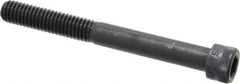 Holo-Krome - 3/8-16 UNC Hex Socket Drive, Socket Cap Screw - Alloy Steel, Black Oxide Finish, Partially Threaded, 3-1/2" Length Under Head - Eagle Tool & Supply