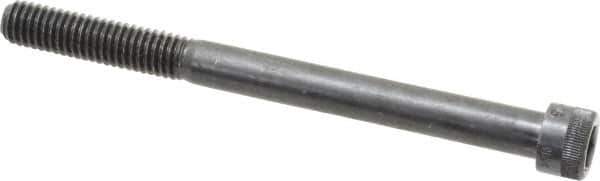Holo-Krome - 3/8-16 UNC Hex Socket Drive, Socket Cap Screw - Alloy Steel, Black Oxide Finish, Partially Threaded, 4-1/2" Length Under Head - Eagle Tool & Supply