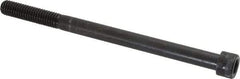 Holo-Krome - 3/8-16 UNC Hex Socket Drive, Socket Cap Screw - Alloy Steel, Black Oxide Finish, Partially Threaded, 5-1/2" Length Under Head - Eagle Tool & Supply