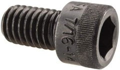 Holo-Krome - 7/16-14 UNC Hex Socket Drive, Socket Cap Screw - Alloy Steel, Black Oxide Finish, Fully Threaded, 3/4" Length Under Head - Eagle Tool & Supply