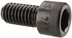 Holo-Krome - 7/16-14 UNC Hex Socket Drive, Socket Cap Screw - Alloy Steel, Black Oxide Finish, Fully Threaded, 7/8" Length Under Head - Eagle Tool & Supply