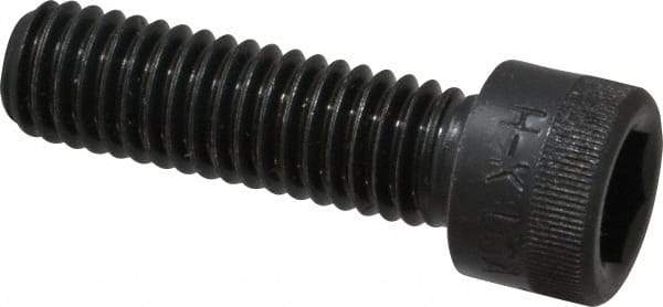 Holo-Krome - 7/16-14 UNC Hex Socket Drive, Socket Cap Screw - Alloy Steel, Black Oxide Finish, Fully Threaded, 1-1/2" Length Under Head - Eagle Tool & Supply