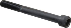Holo-Krome - 7/16-14 UNC Hex Socket Drive, Socket Cap Screw - Alloy Steel, Black Oxide Finish, Partially Threaded, 4" Length Under Head - Eagle Tool & Supply