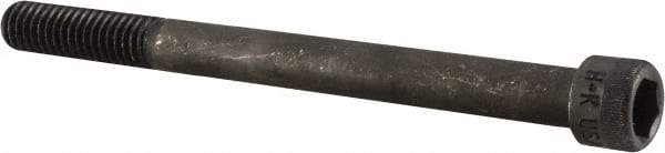 Holo-Krome - 7/16-14 UNC Hex Socket Drive, Socket Cap Screw - Alloy Steel, Black Oxide Finish, Partially Threaded, 5" Length Under Head - Eagle Tool & Supply