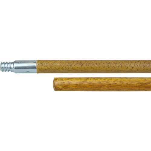 48″ Hardwood Handle, Threaded Metal Tip, 15/16″ Diameter - Eagle Tool & Supply