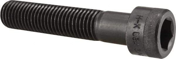 Holo-Krome - 3/4-10 UNC Hex Socket Drive, Socket Cap Screw - Alloy Steel, Black Oxide Finish, Partially Threaded, 3-3/4" Length Under Head - Eagle Tool & Supply